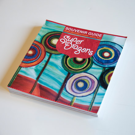 Superdragons brochure design