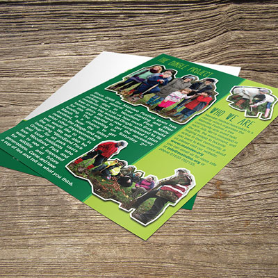 Woodland park flyer design