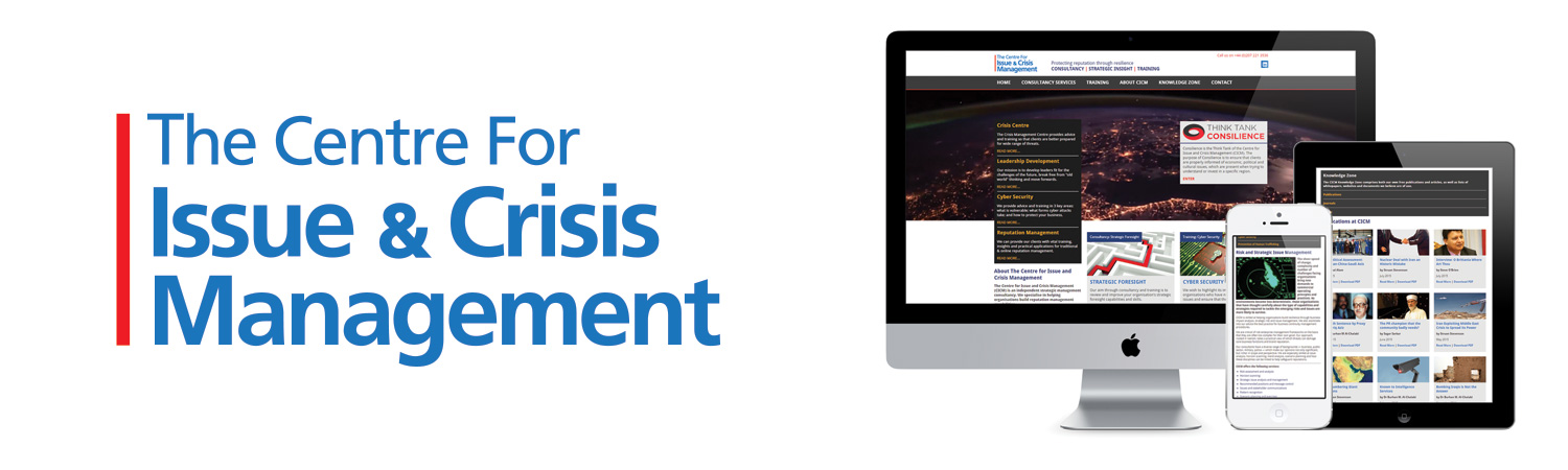 The Centre for Issue and Crisis Management Graphic Design Case Study