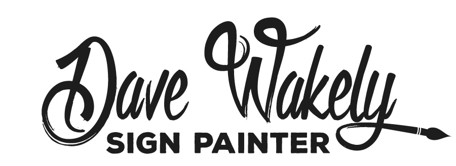 Dave Wakely Sign Painter Logo Design