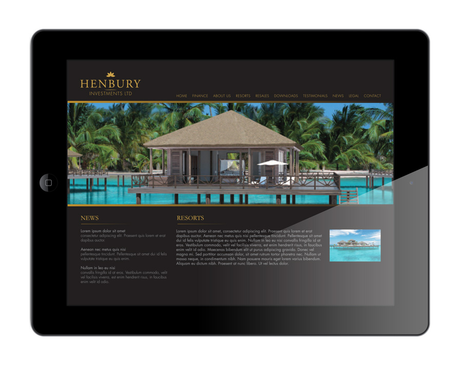 Henbury Investments Logo Design