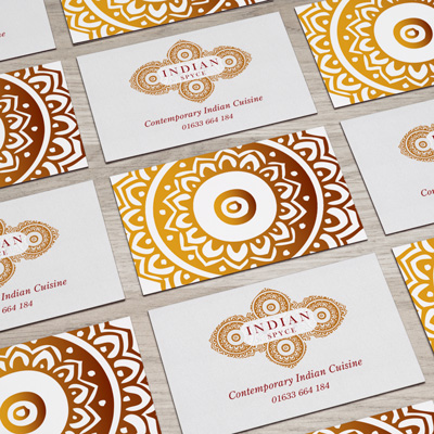 Indian Spyce Business Card Design