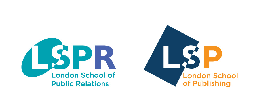 London School of Public Relations and London School of Publishing Logo Design