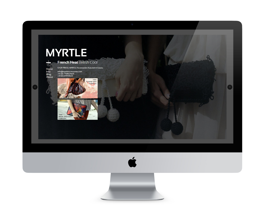 Myrtle Accessories Website Design