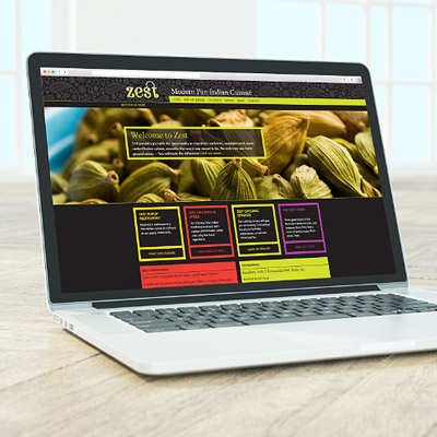 Zest Website design