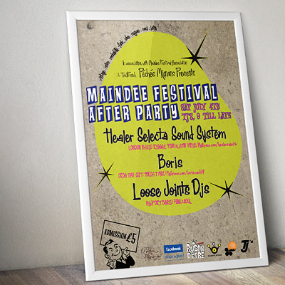 Maindee festival poster design