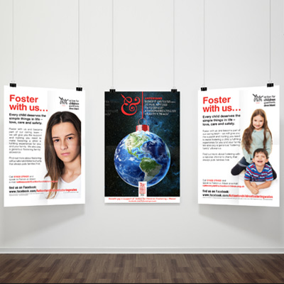 Action for Children poster design