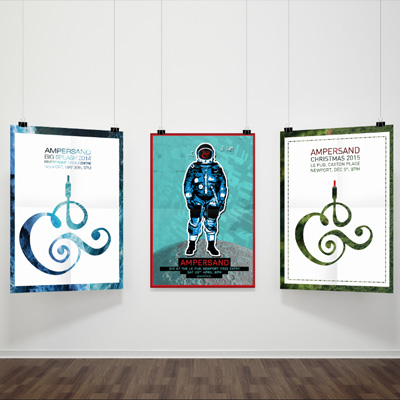 Ampersand music poster design