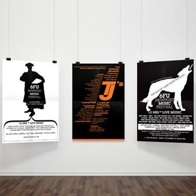 Gig poster design