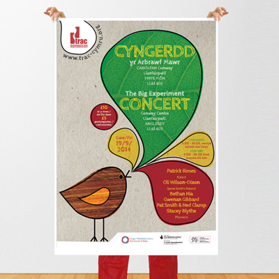 Trac Cymru poster design