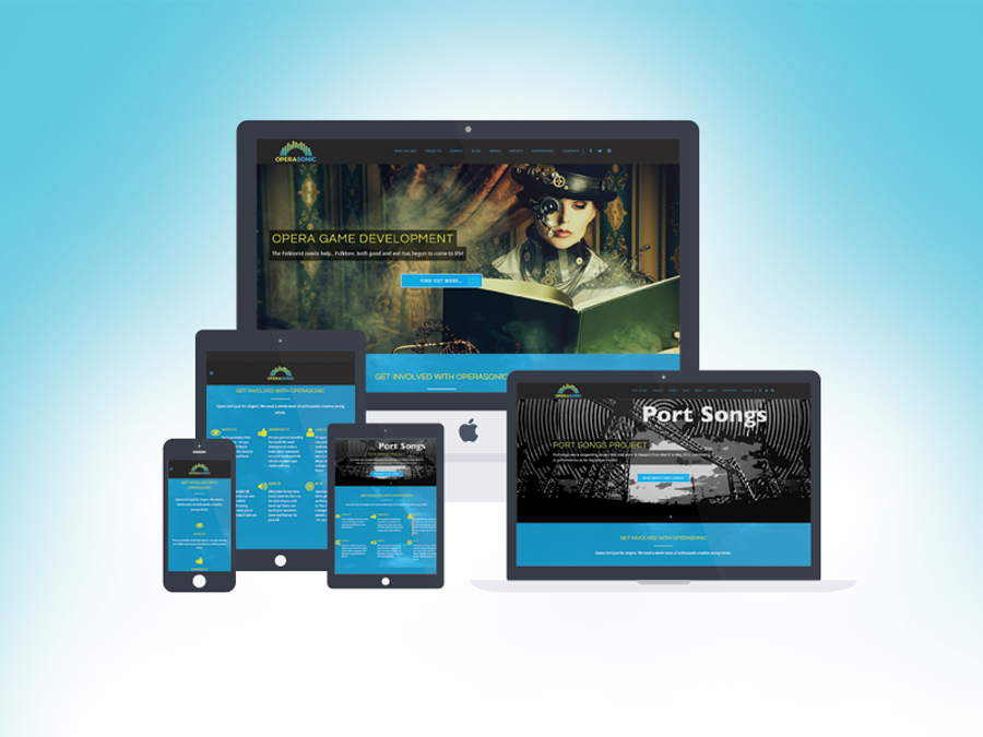Operasonic Website Design